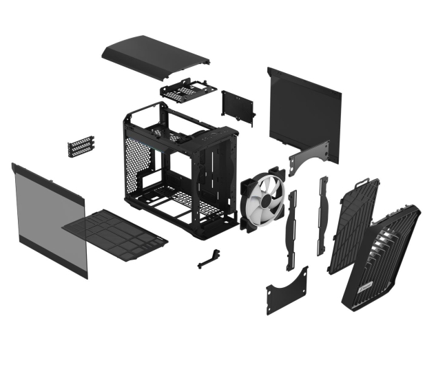 FRACTAL DESIGN Obudowa Torrent Nano RGB Black TG Light tint FD-C-TOR1N-02 - 718418 - zdjęcie 12